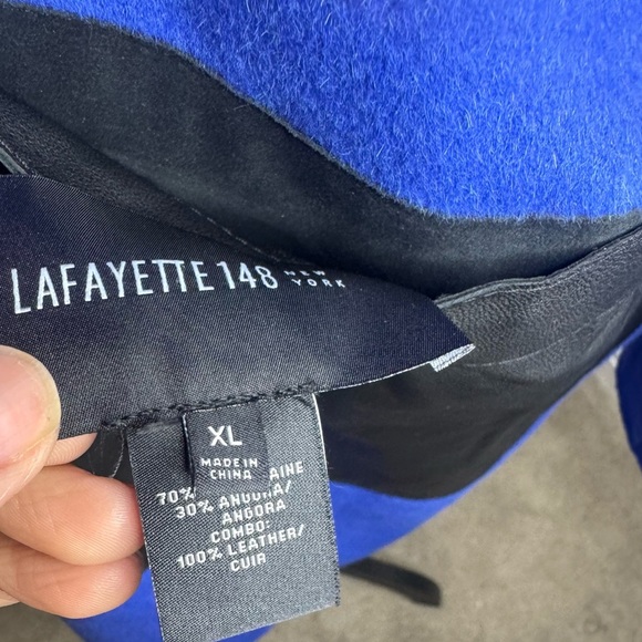 New without tags - Lafayette 148 New York Reversible Wool & Angora Jacket - Picture 13 of 17
